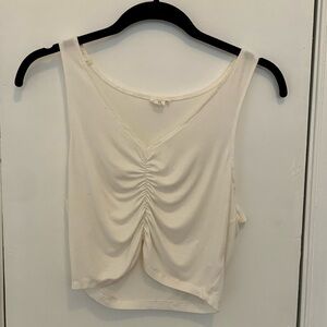 Dynamite White Crop Top